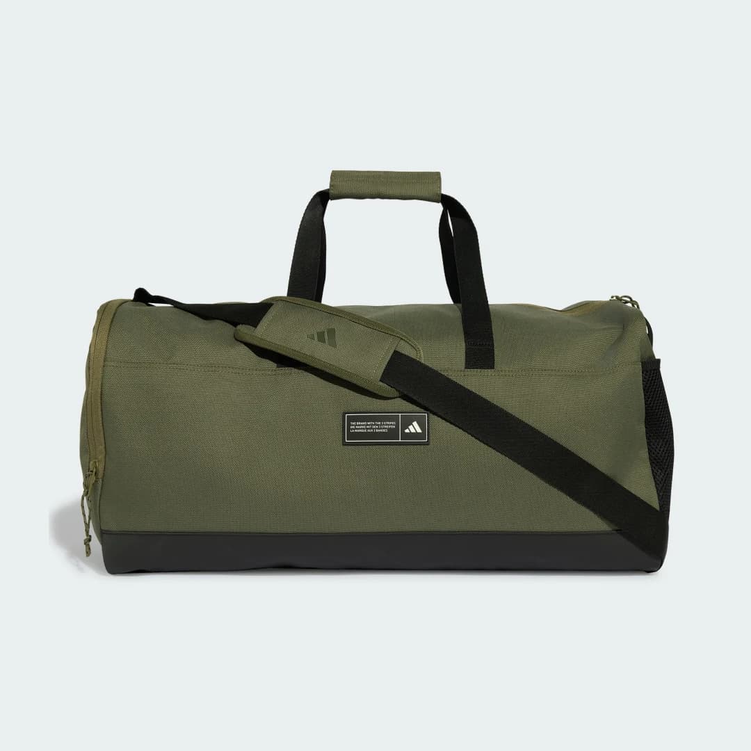 Mala Duffel Média Weekender Três Listras Unisex adidas · Verde