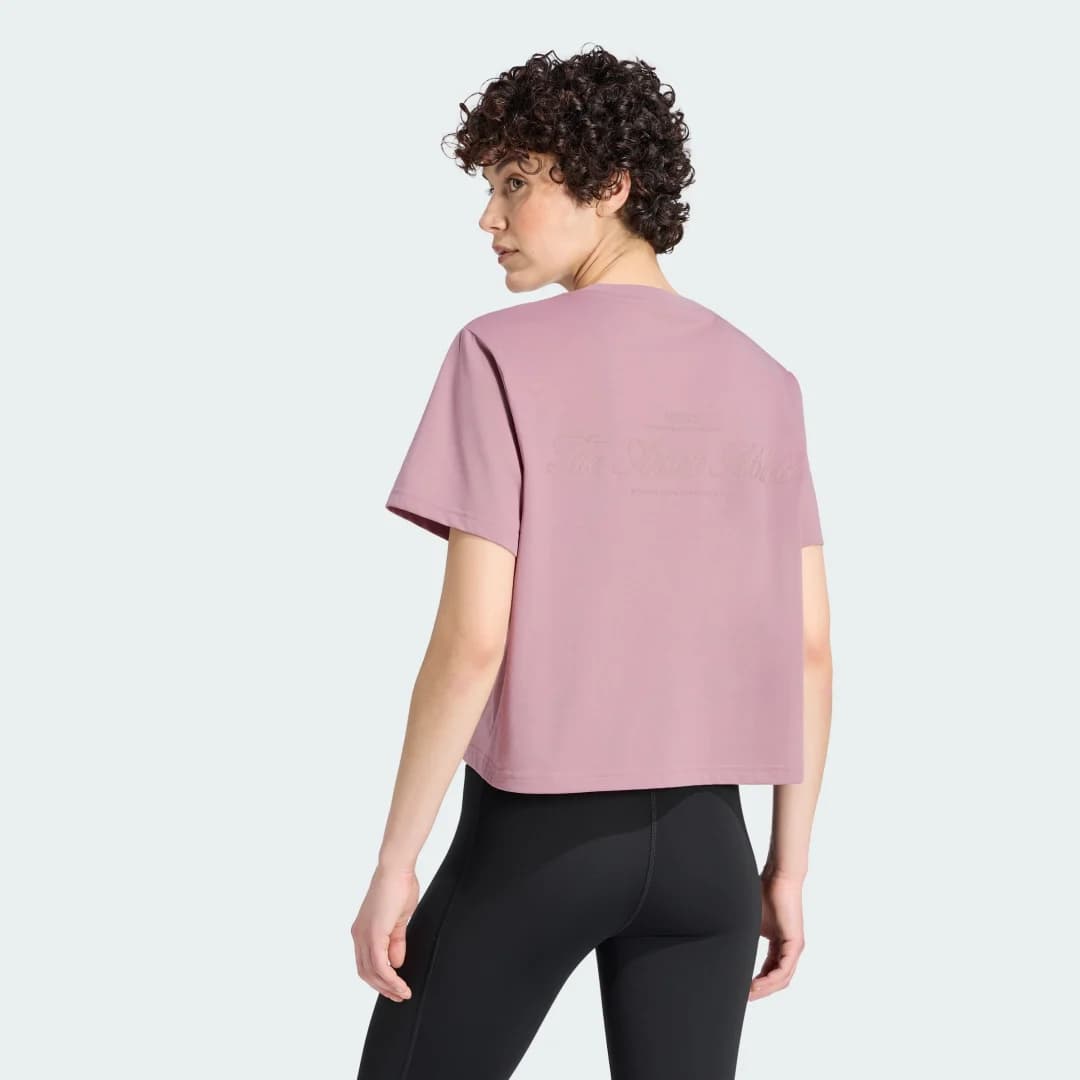 Camiseta Treino Estampada Climacool Mulher adidas · Roxo
