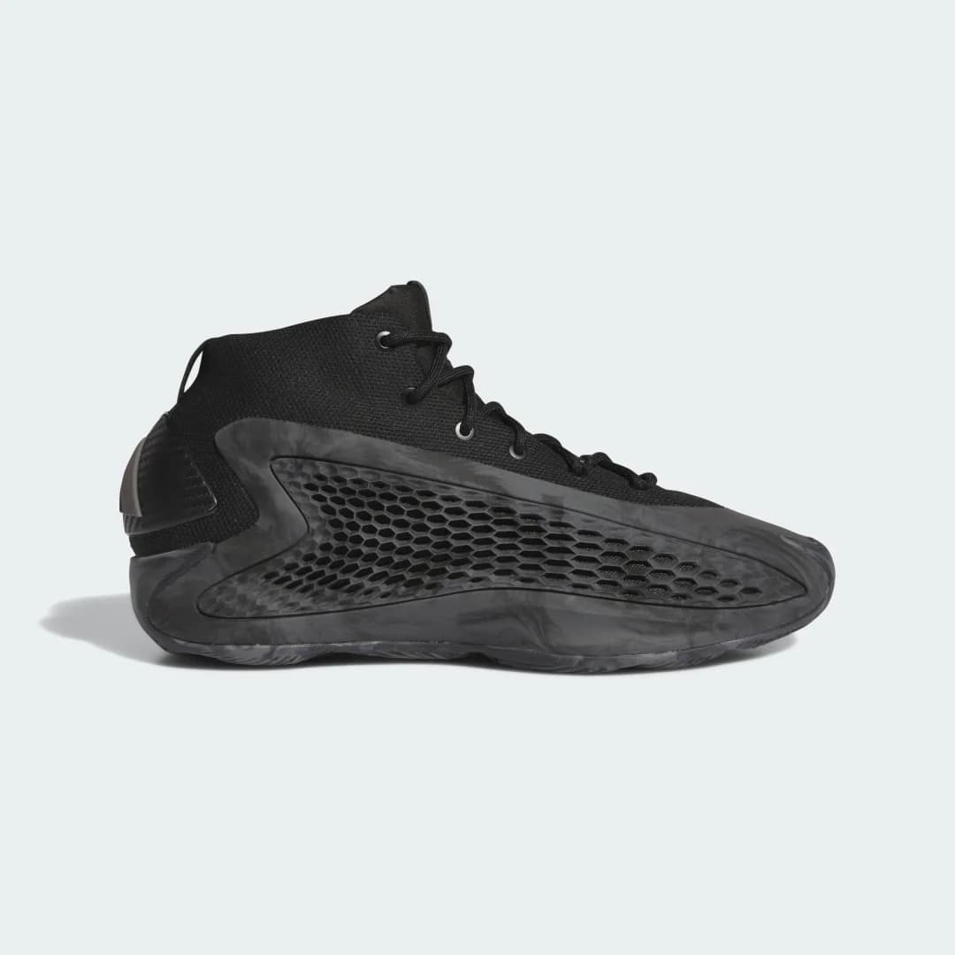 Tênis Basquete Anthony Edwards 1 Mid Unisex adidas · Preto · IG6668