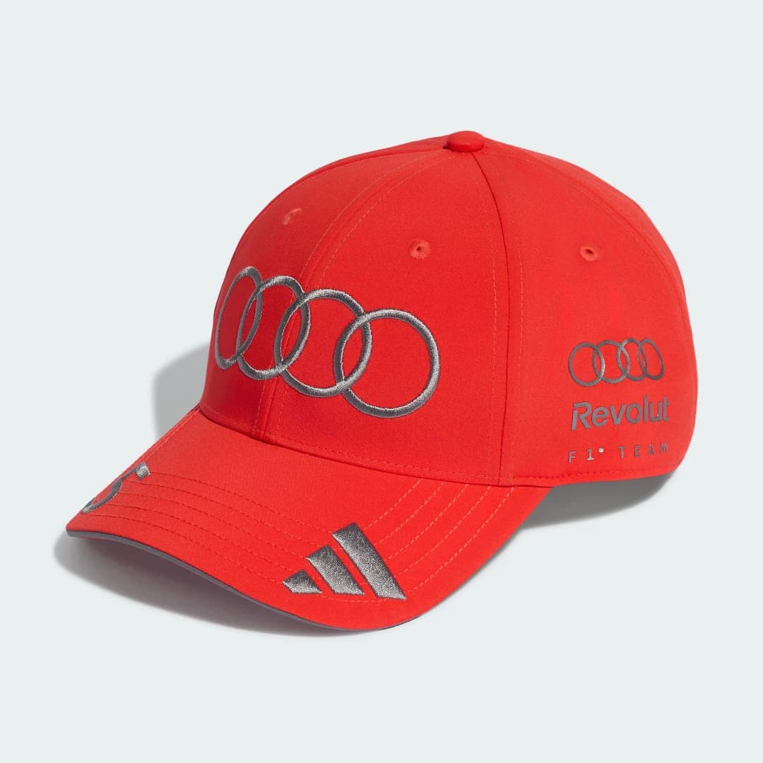 Boné Audi Revolut F1 Team Gabriel Bortoleto Unisex adidas · Vermelho