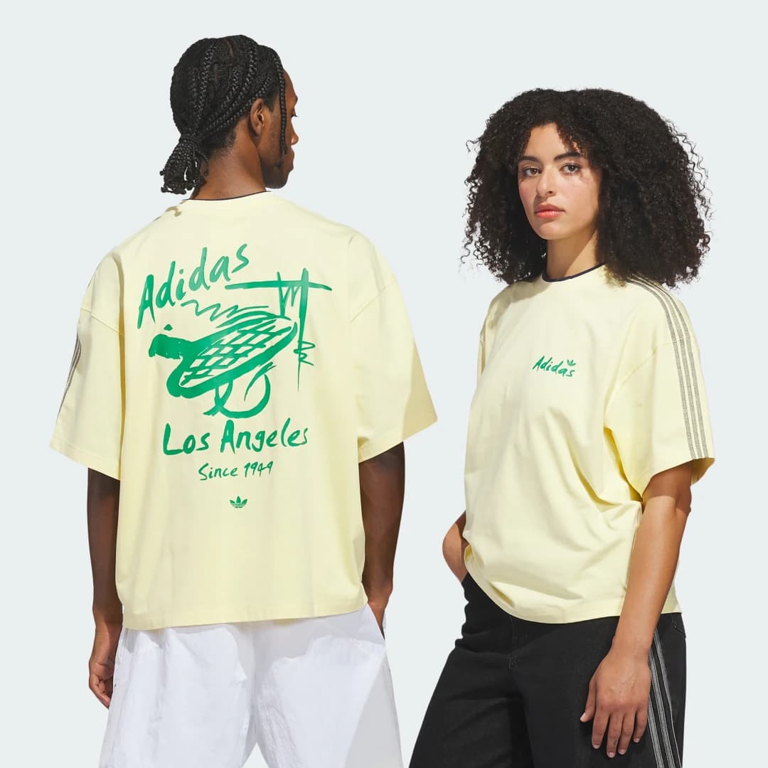 Camiseta Sierra Vista SS Unisex adidas · Amarelo