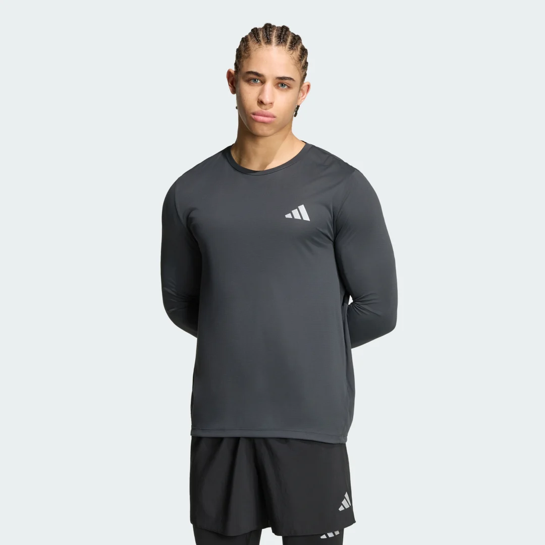 Camiseta Manga Longa Adi365 Running Essentials Homem adidas · Cinza