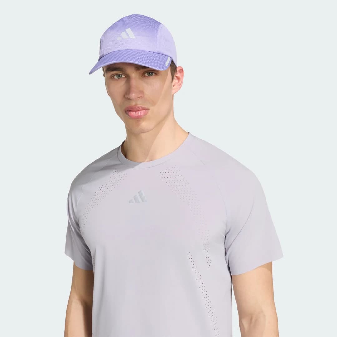 Boné Corrida Malha 4 Painéis Climacool Unisex adidas · Roxo