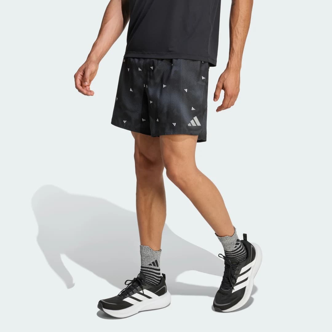 Shorts Adi365 Running Essentials Brand Love Homem adidas · Preto